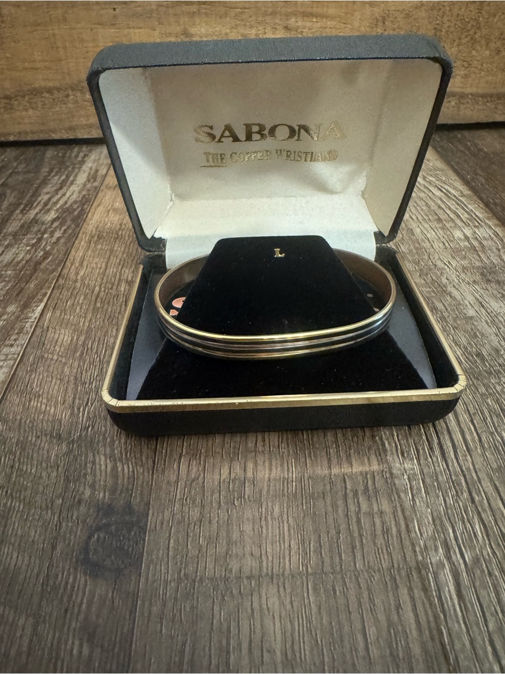 Vintage Sabona Copper Bracelet Cuff Size Large New